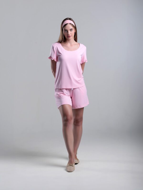 Fleur 2 Piece Bamboo Shorts Pajama Set for Women – PJ Couture Collection
